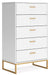 Ashley Express - Socalle Five Drawer Chest - Walo Furniture