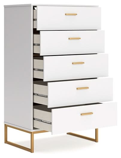 Ashley Express - Socalle Five Drawer Chest - Walo Furniture