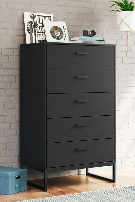 Ashley Express - Socalle Five Drawer Chest - Walo Furniture