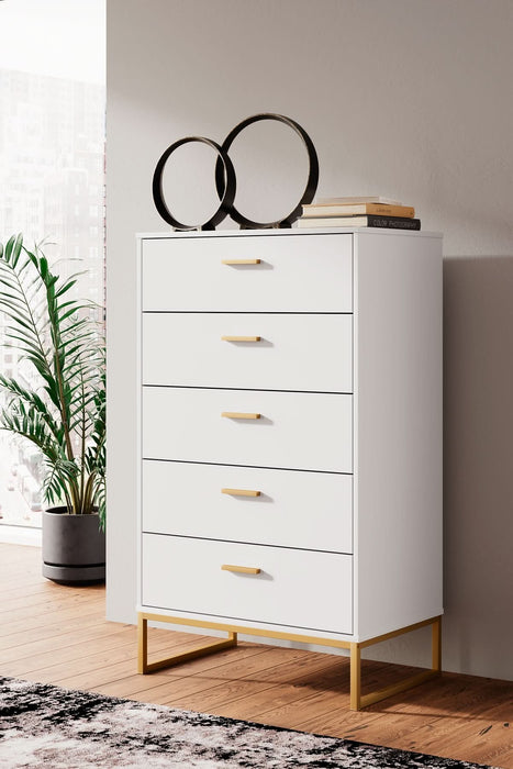 Ashley Express - Socalle Five Drawer Chest - Walo Furniture