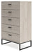 Ashley Express - Socalle Five Drawer Chest - Walo Furniture