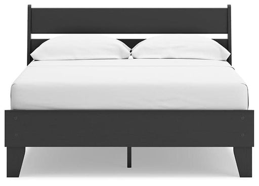 Ashley Express - Socalle Full Panel Platform Bed with Dresser and Nightstand - Walo Furniture