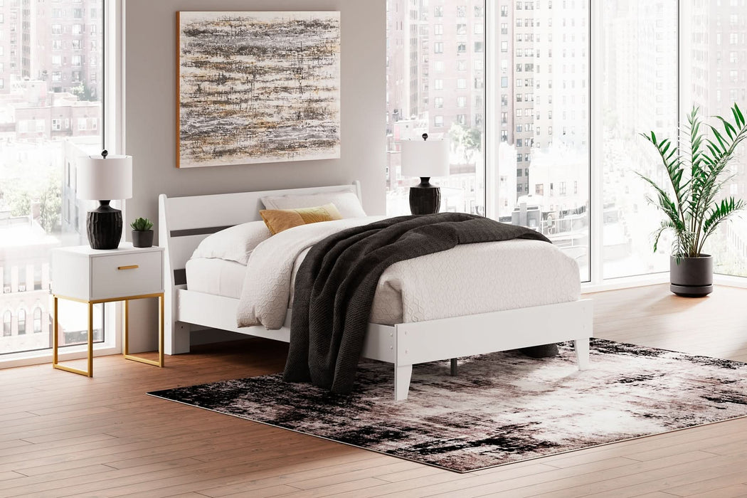 Ashley Express - Socalle Full Panel Platform Bed with Dresser and Nightstand - Walo Furniture