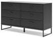 Ashley Express - Socalle Full Panel Platform Bed with Dresser and Nightstand - Walo Furniture