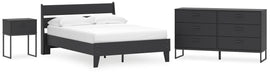 Ashley Express - Socalle Full Panel Platform Bed with Dresser and Nightstand - Walo Furniture