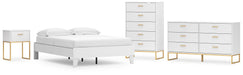 Ashley Express - Socalle Full Platform Bed with Dresser and Nightstand - Walo Furniture