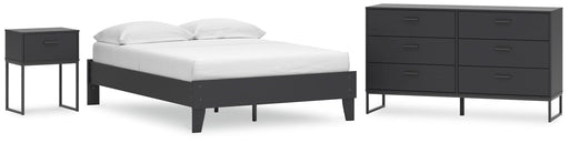 Ashley Express - Socalle Full Platform Bed with Dresser and Nightstand - Walo Furniture