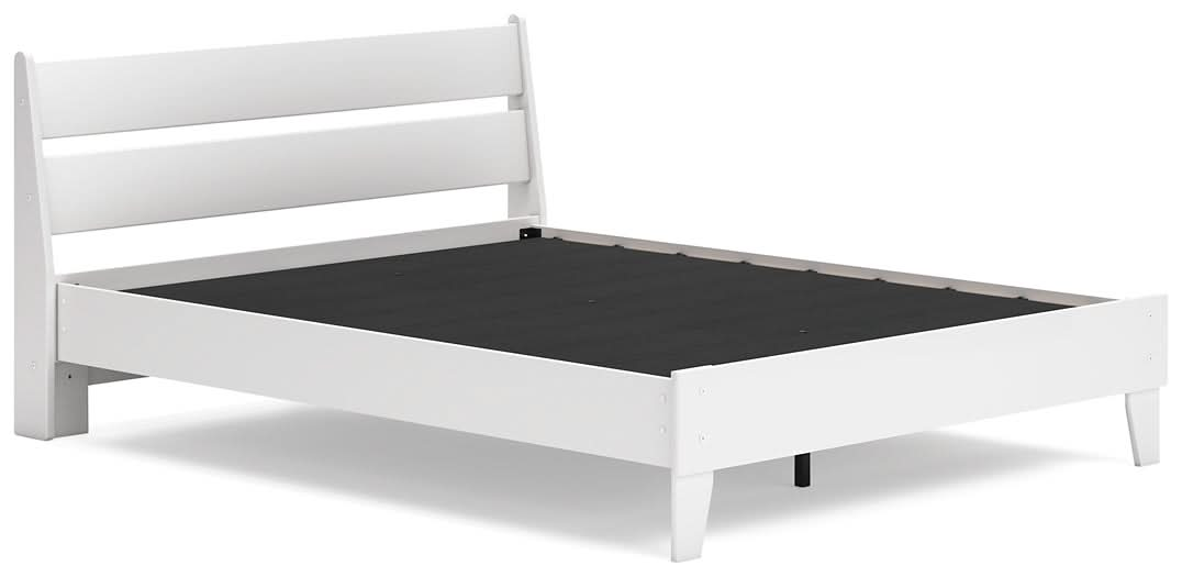 Ashley Express - Socalle Queen Panel Platform Bed with Dresser, Chest and Nightstand - Walo Furniture