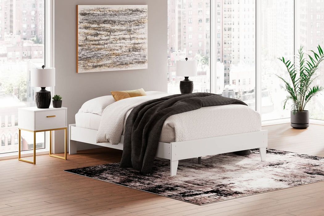 Ashley Express - Socalle Queen Platform Bed with Dresser, Chest and Nightstand - Walo Furniture