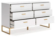 Ashley Express - Socalle Six Drawer Dresser - Walo Furniture