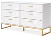 Ashley Express - Socalle Six Drawer Dresser - Walo Furniture