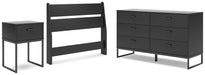 Ashley Express - Socalle Twin Panel Headboard with Dresser and Nightstand - Walo Furniture