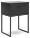 Ashley Express - Socalle Twin Panel Headboard with Nightstand - Walo Furniture