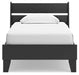 Ashley Express - Socalle Twin Panel Platform Bed with Nightstand - Walo Furniture