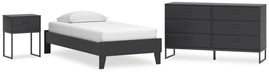 Ashley Express - Socalle Twin Platform Bed with Dresser and Nightstand - Walo Furniture