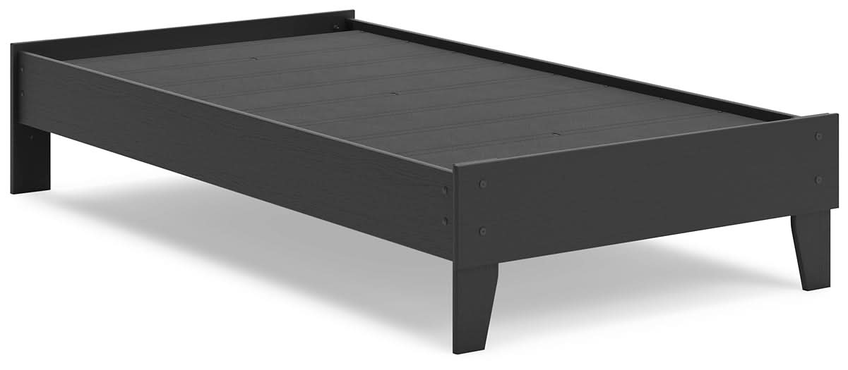 Ashley Express - Socalle Twin Platform Bed with Nightstand - Walo Furniture