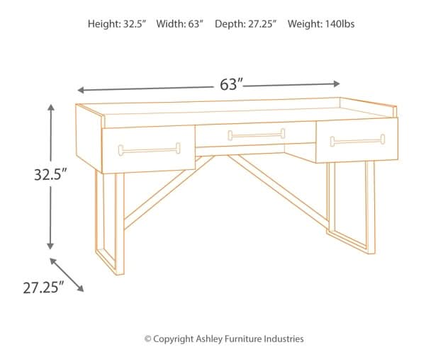 Ashley Express - Starmore Home Office Desk - Walo Furniture