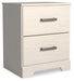 Ashley Express - Stelsie Two Drawer Night Stand - Walo Furniture