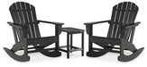 Ashley Express - Sundown Treasure 2 Outdoor Chairs with End Table - Walo Furniture