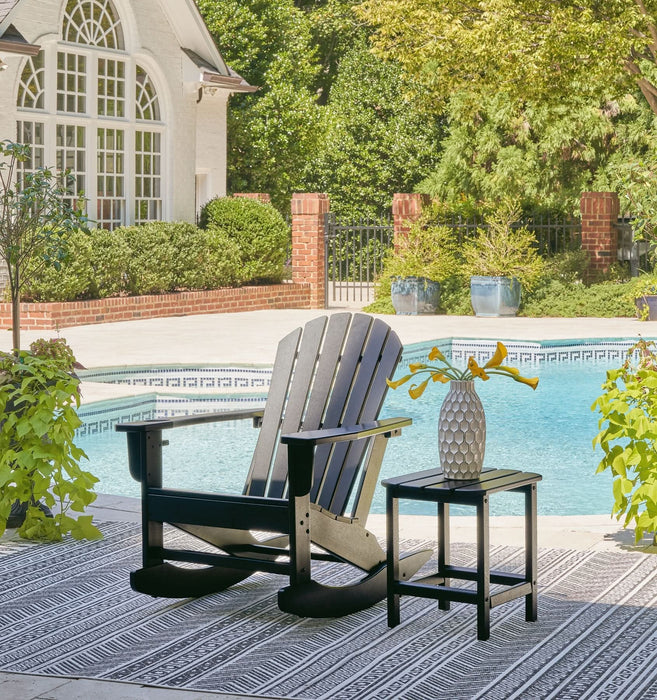 Ashley Express - Sundown Treasure Outdoor Chair with End Table - Walo Furniture