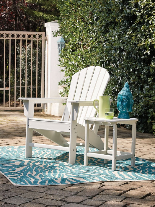 Ashley Express - Sundown Treasure Outdoor Chair with End Table - Walo Furniture