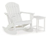 Ashley Express - Sundown Treasure Outdoor Chair with End Table - Walo Furniture