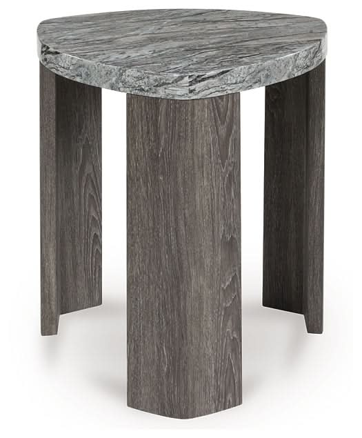 Ashley Express - Surmour Triangle End Table - Walo Furniture