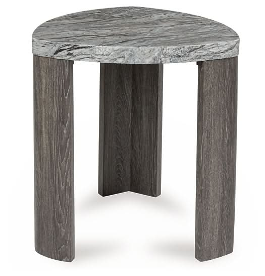 Ashley Express - Surmour Triangle End Table - Walo Furniture