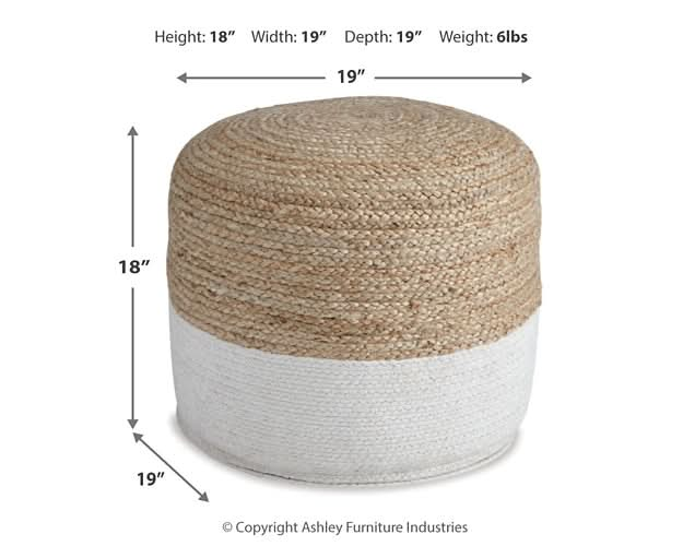 Ashley Express - Sweed Valley Pouf - Walo Furniture