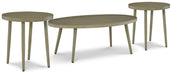 Ashley Express - Swiss Valley Outdoor Coffee Table with 2 End Tables - Walo Furniture