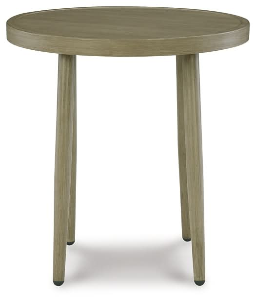 Ashley Express - Swiss Valley Round End Table - Walo Furniture