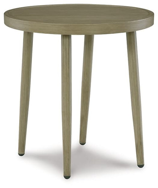 Ashley Express - Swiss Valley Round End Table - Walo Furniture