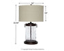 Ashley Express - Tailynn Glass Table Lamp (1/CN) - Walo Furniture