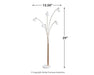 Ashley Express - Taliya Metal Arc Lamp (1/CN) - Walo Furniture