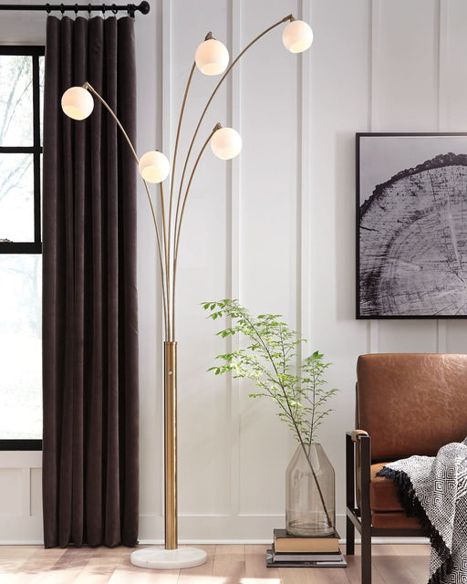 Ashley Express - Taliya Metal Arc Lamp (1/CN) - Walo Furniture