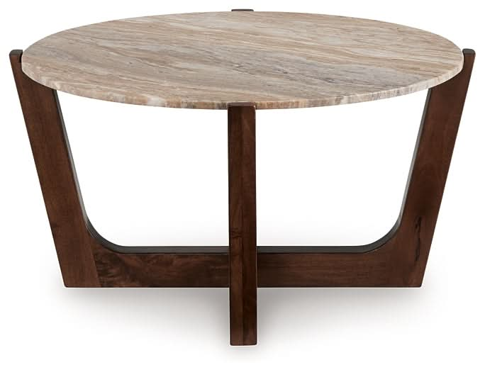 Ashley Express - Tanidore Round Cocktail Table - Walo Furniture