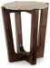 Ashley Express - Tanidore Round End Table - Walo Furniture