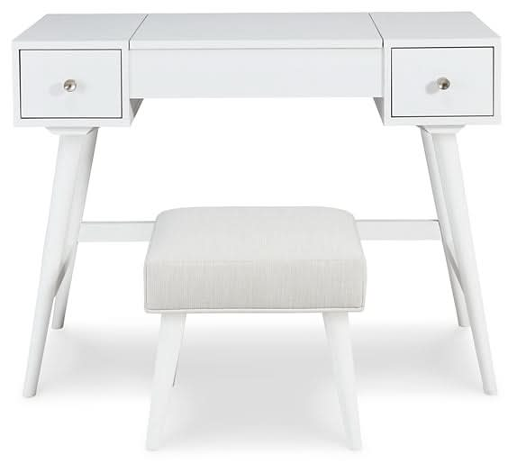 Ashley Express - Thadamere Vanity/UPH Stool (2/CN) - Walo Furniture