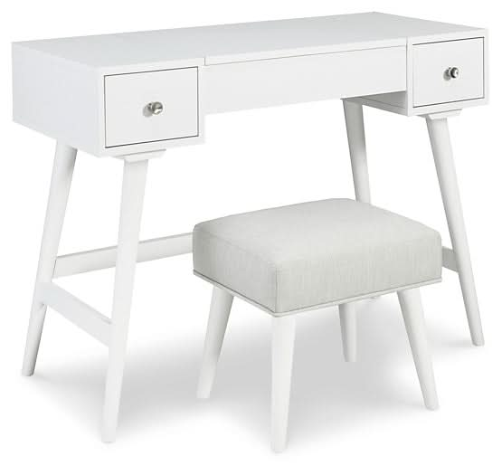 Ashley Express - Thadamere Vanity/UPH Stool (2/CN) - Walo Furniture