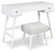 Ashley Express - Thadamere Vanity/UPH Stool (2/CN) - Walo Furniture