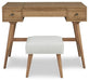 Ashley Express - Thadamere Vanity/UPH Stool (2/CN) - Walo Furniture