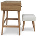 Ashley Express - Thadamere Vanity/UPH Stool (2/CN) - Walo Furniture