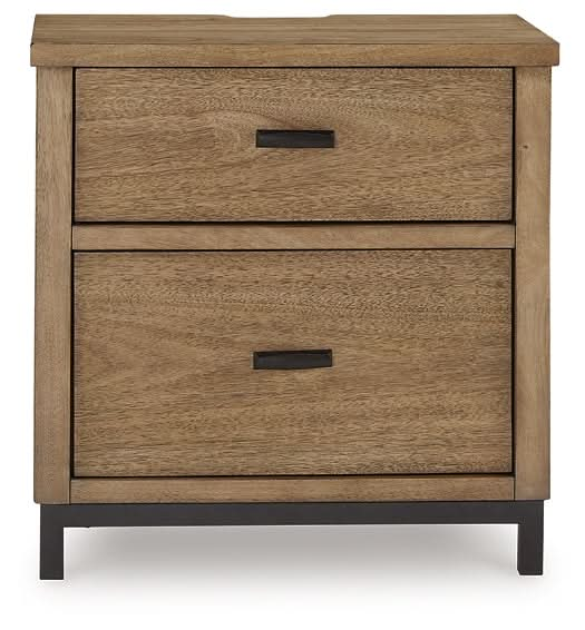 Ashley Express - Tomtyn Two Drawer Night Stand - Walo Furniture