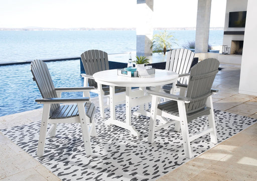 Ashley Express - Transville Outdoor Dining Table and 4 Chairs - Walo Furniture