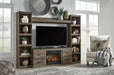 Ashley Express - Trinell 4 - Piece Entertainment Center with Electric Fireplace - Walo Furniture