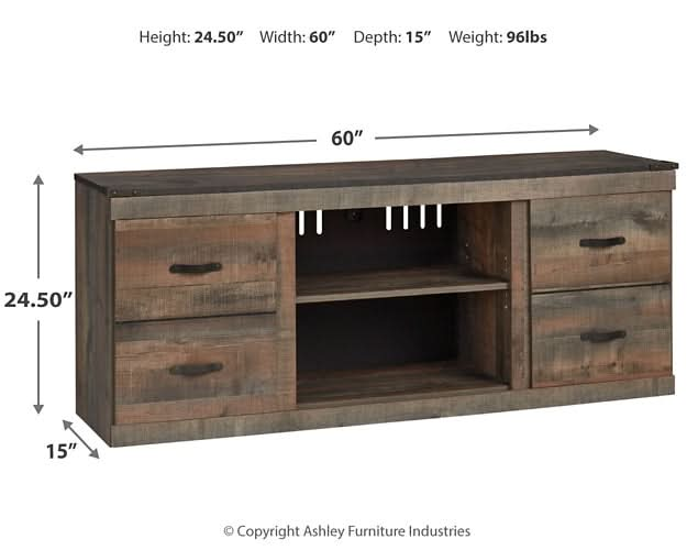 Ashley Express - Trinell LG TV Stand w/Fireplace Option - Walo Furniture