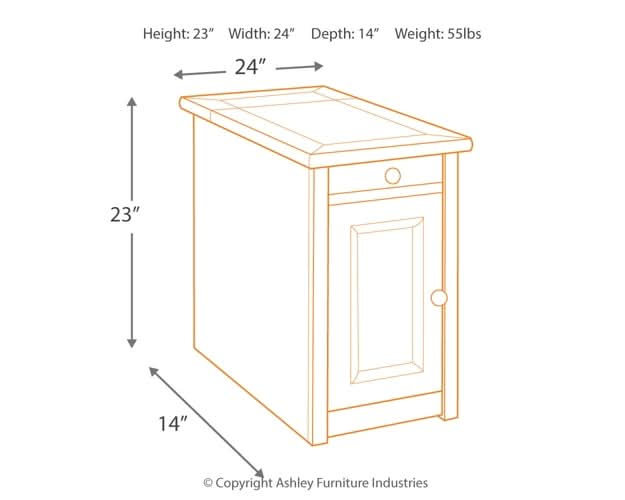 Ashley Express - Tyler Creek Chair Side End Table - Walo Furniture