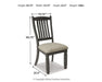 Ashley Express - Tyler Creek Dining UPH Side Chair (2/CN) - Walo Furniture