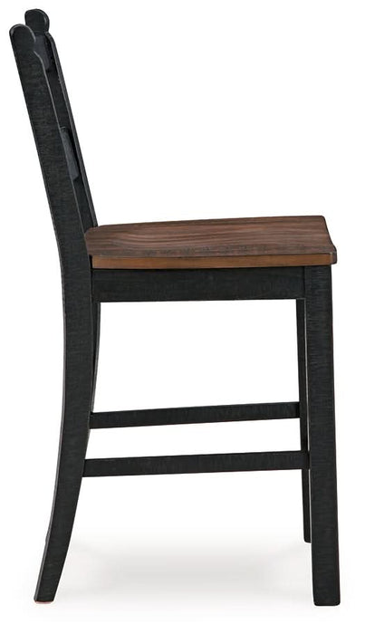 Ashley Express - Valebeck Barstool (2/CN) - Walo Furniture