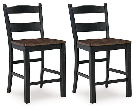 Ashley Express - Valebeck Barstool (2/CN) - Walo Furniture